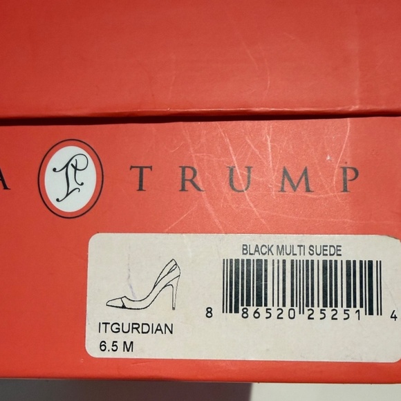 Ivanka Trump Ladies Heels Shoes 6.5 M Suede and Gold - Picture 11 of 12